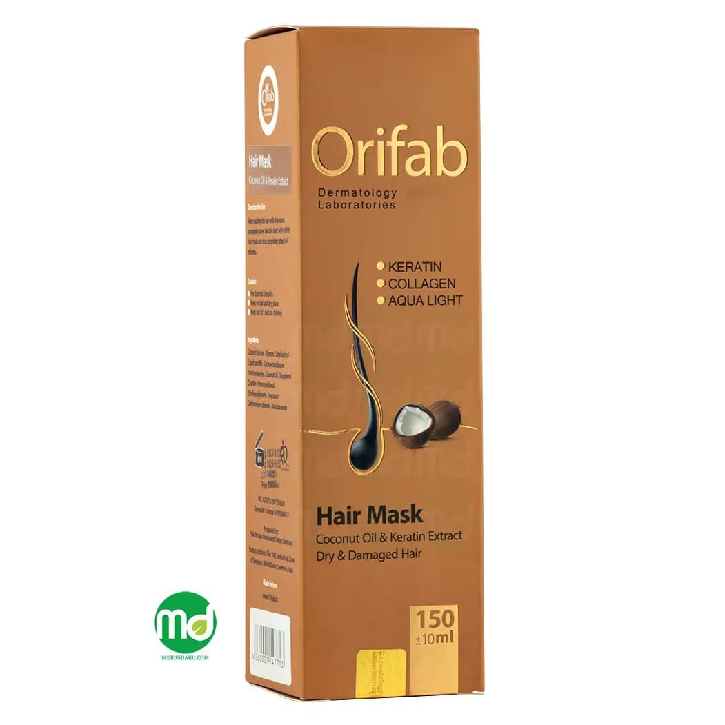 ماسک مو کراتین اوری فاب حاوی روغن نارگیل 150ml