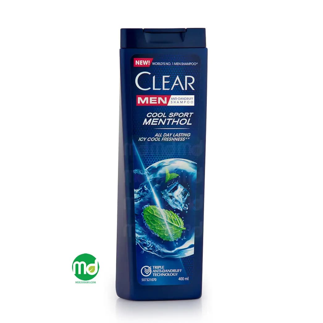 شامپو ضد شوره کلیر مدل Cool Sport مخصوص انواع مو