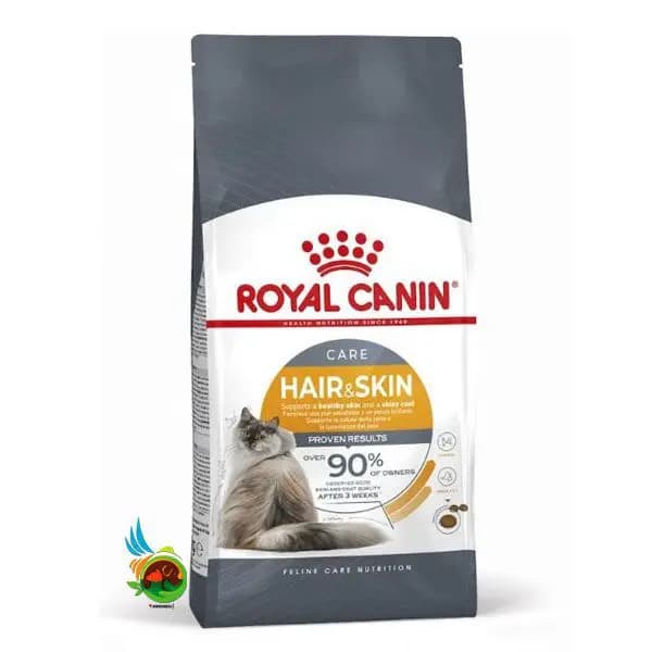 غذای خشک گربه رویال کنین مخصوص پوست و مو Royal canin hair & skin care وزن ۱۰ کیلوگرم