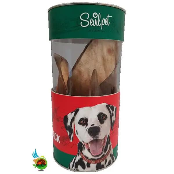 تشویقی سگ گوش گاو سویل پت مدل Cattle Ear Snack وزن ۸۰ گرم