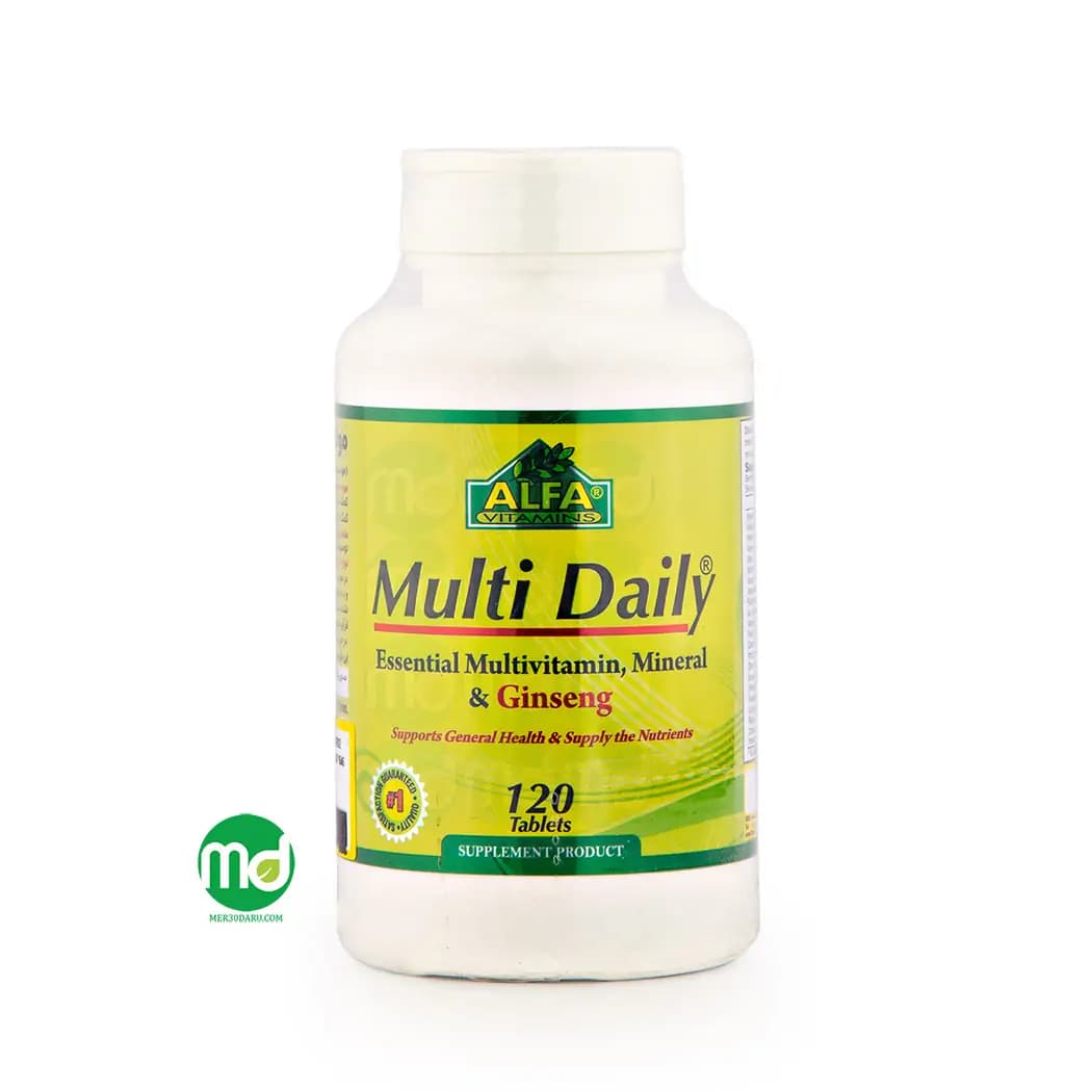 قرص مولتی دیلی آلفا ویتامینز برای کمک به تامین انرژی بدن