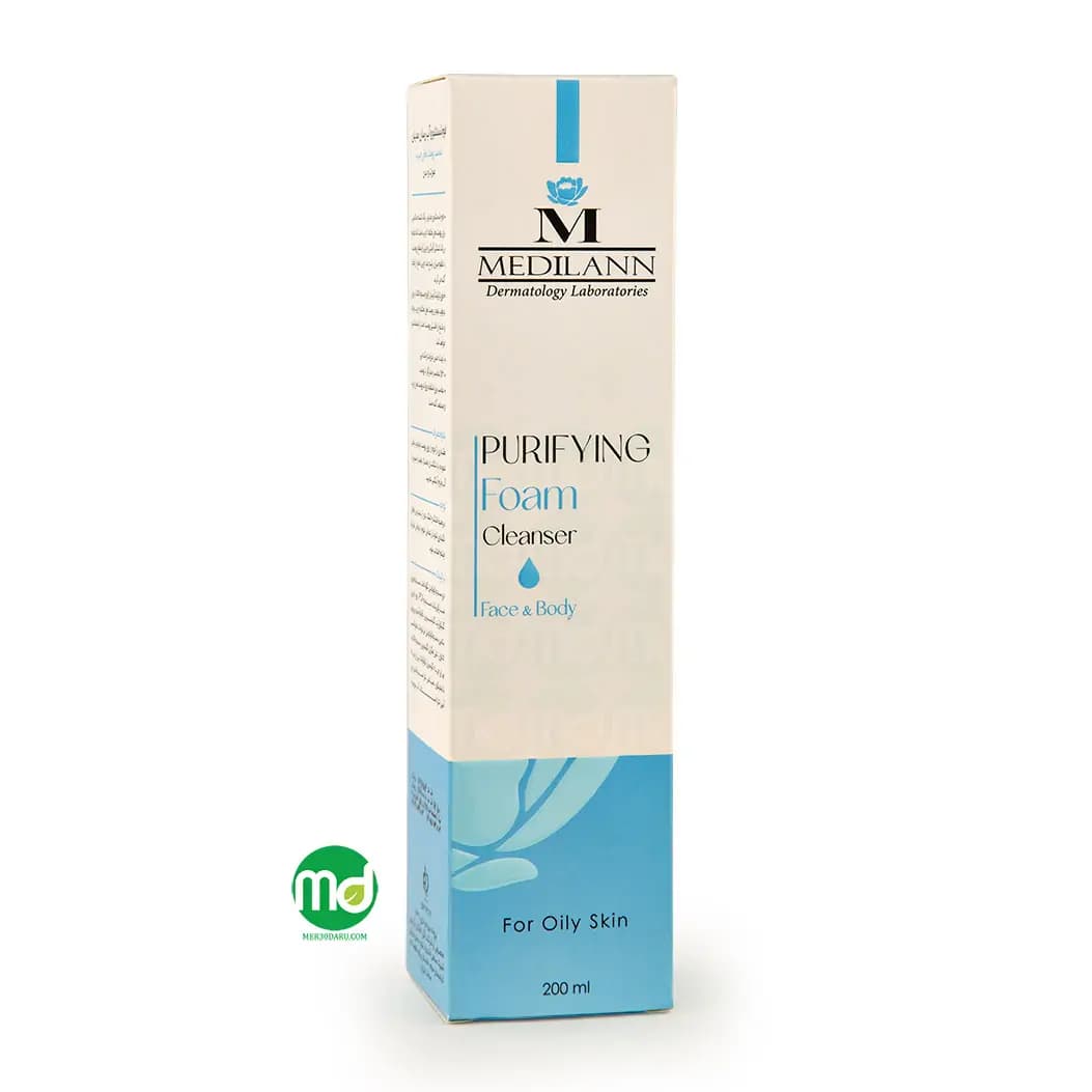 فوم شستشو و آبرسان مدیلن مناسب پوست چرب و مختلط