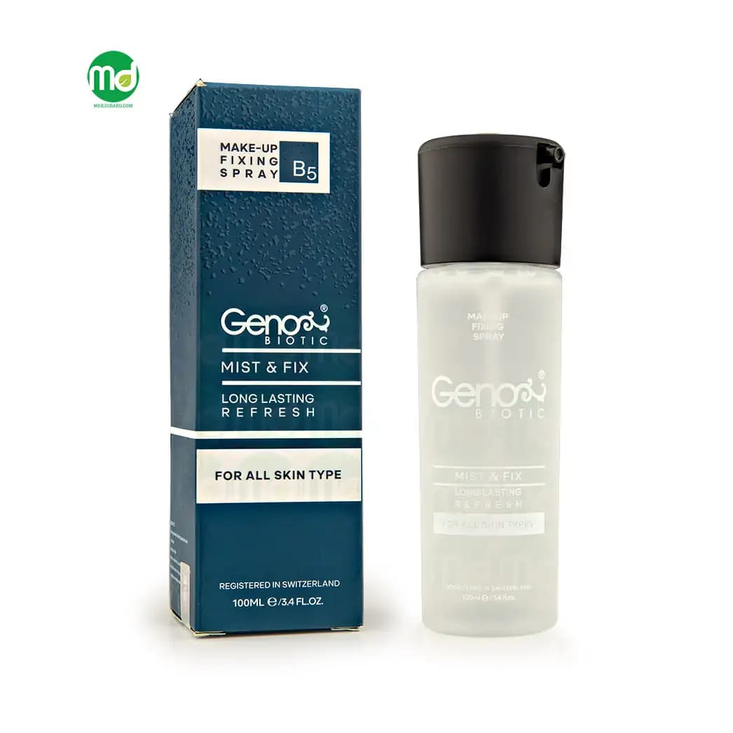 اسپری تثبیت کننده آرایش ژنو بایوتیک با خاصیت رطوبت رسانی 100ml