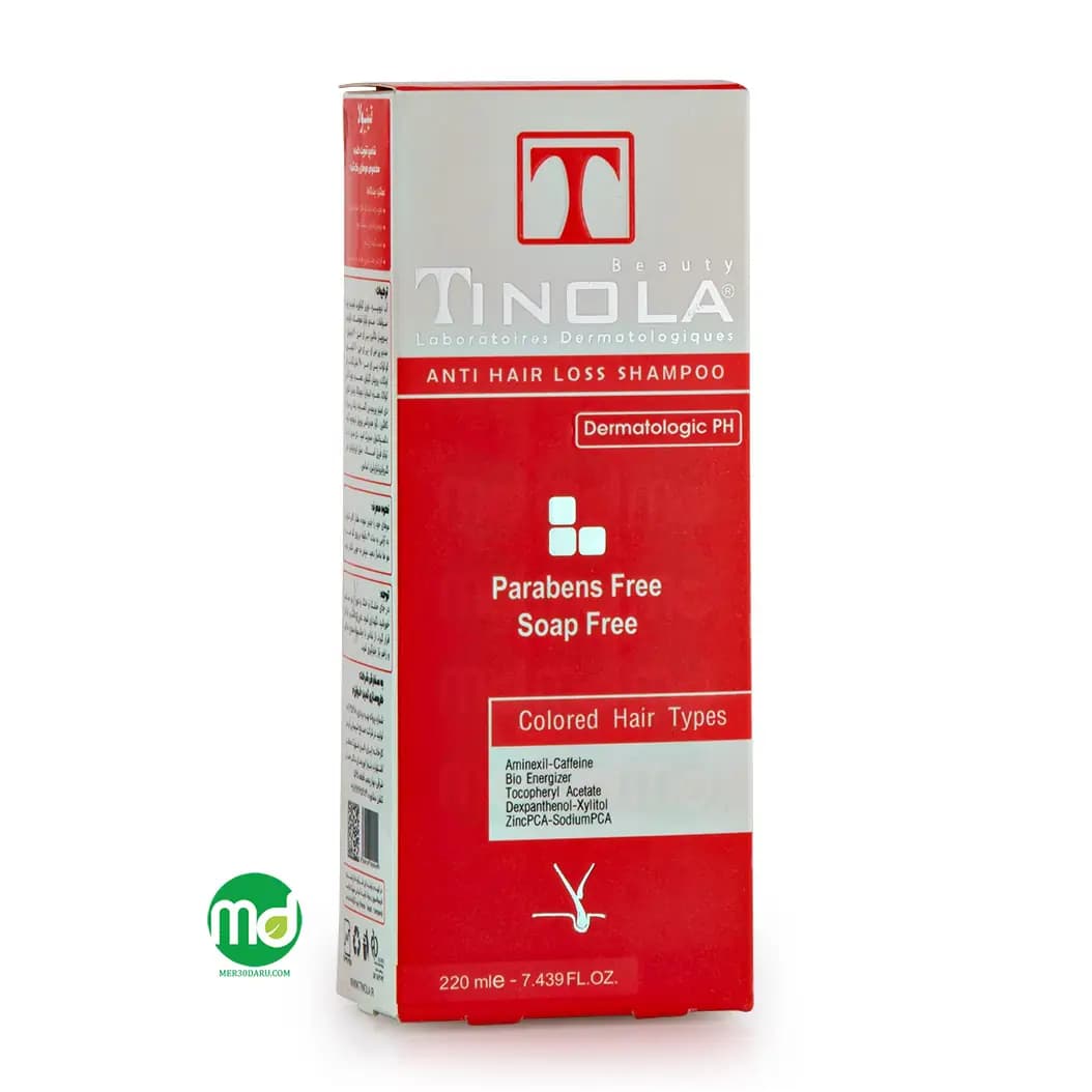 شامپو تقویت کننده موهای رنگ شده تینولا 220ml