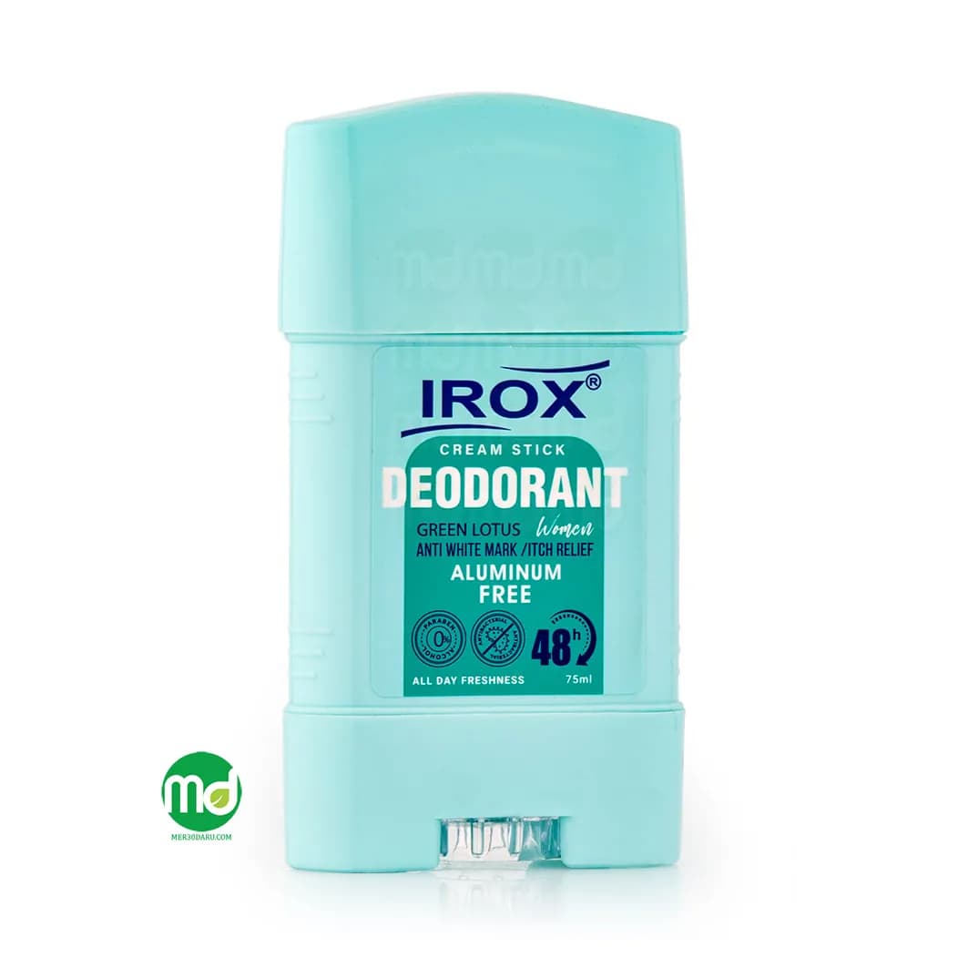 استیک کرمی خوشبو کننده بدن ایروکس مدل گرین لوتوس