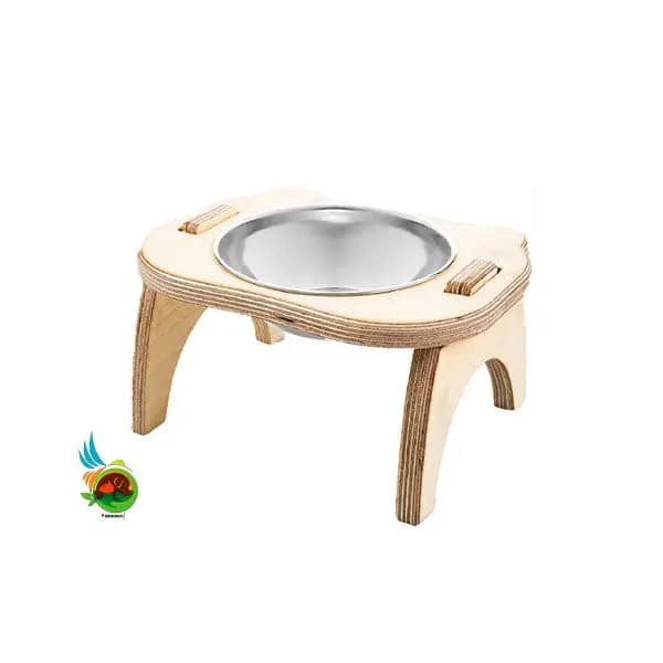 ظرف غذا چوبی سگ و گربه نیناپت سایز 2