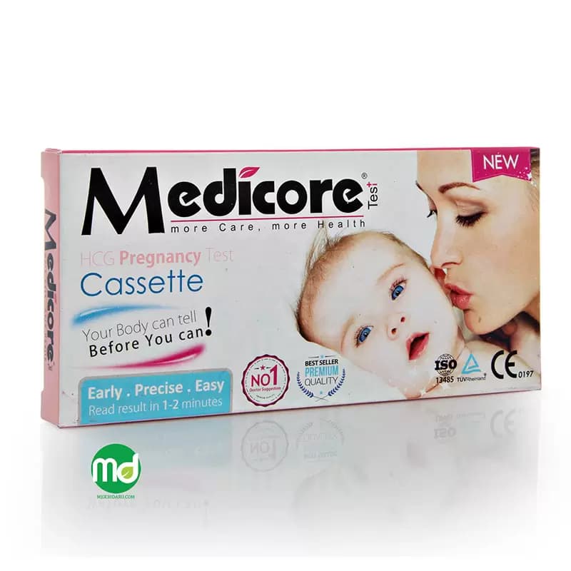 تست بارداری مدیکور مدل Cassette