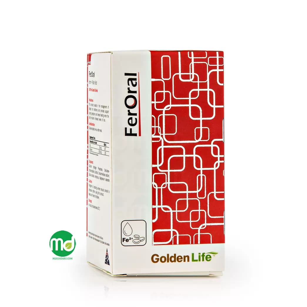 قرص روکشدار فرورال گلدن لایف 30 عددی