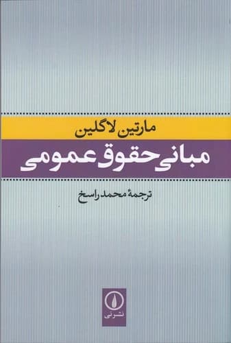 کتاب مبانی حقوق عمومی نشر نی