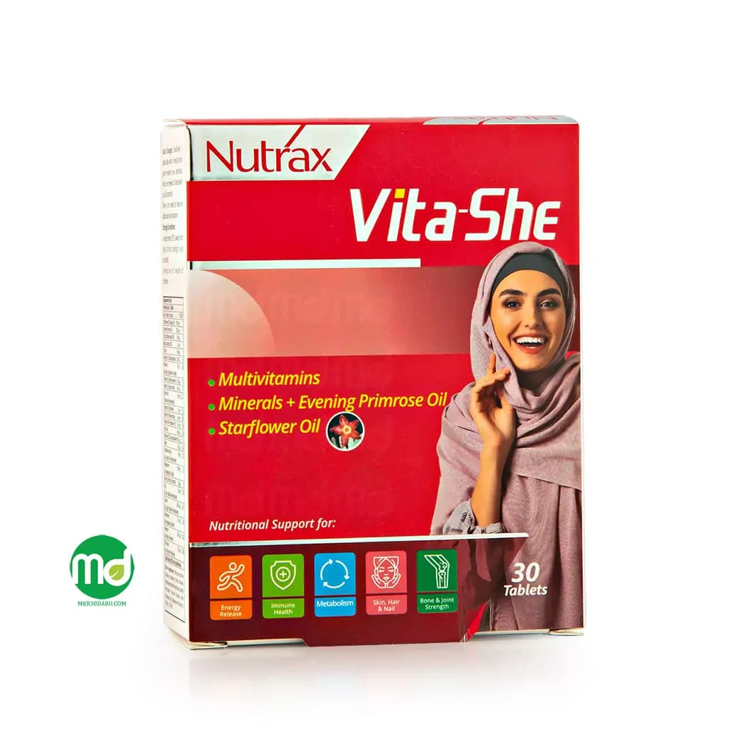 قرص وایتا شی نوتراکس مولتی ویتامین مخصوص بانوان 30 عدد