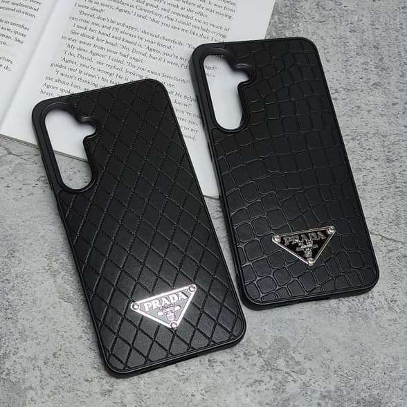 قاب چرمی ژله ای طرح دار مدل Samsung S24 FE