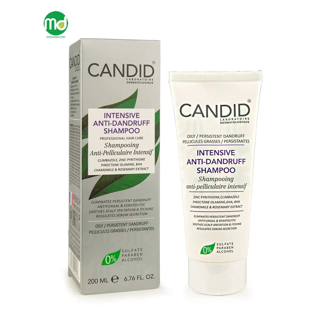 شامپو ضد شوره کاندید مناسب موهای چرب و مقاوم 200ml
