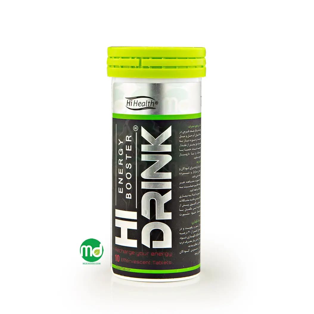 قرص جوشان انرژی زا های درینک های هلث 10 عددی