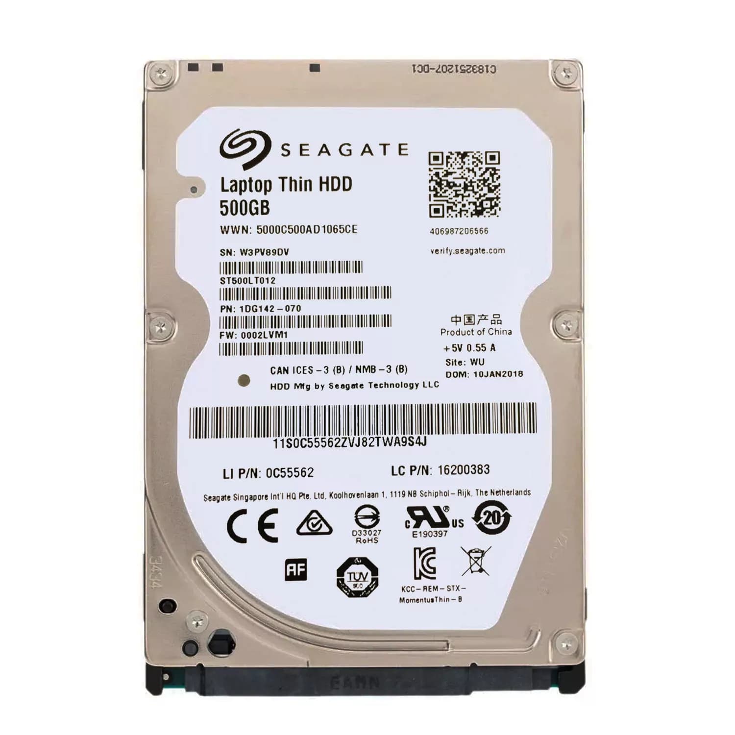 هارددیسک اینترنال سیگیت مدل 1DG142-070 ظرفیت 500 گیگابایت