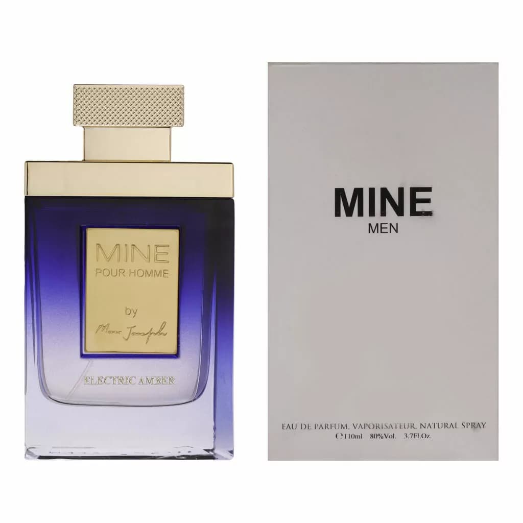 تستر ادو پرفیوم مردانه مارک ژوزف مدل mine pour homme electric amber با رایحه خنک حجم 110 میلی لیتر