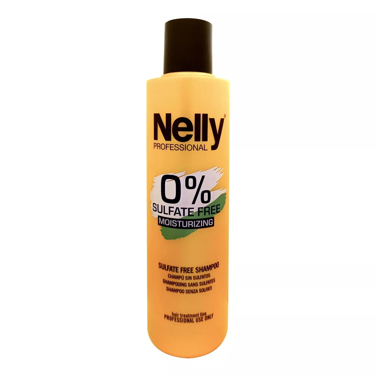 شامپو تقویت کننده و ترمیم کننده مو نلی مدل بدون سولفات گلد 24K حجم 300 میلی لیتر