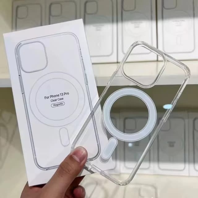 قاب کریستالی شفاف آیفون iPhone 17 مدل Clear Case MagSafe