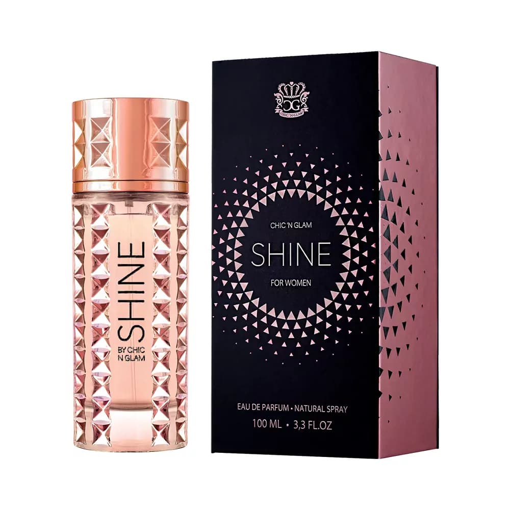 ادوپرفیوم زنانه چیکن گلم مدل Shine Women با رایحه شیرین حجم 100 میلیلیتر