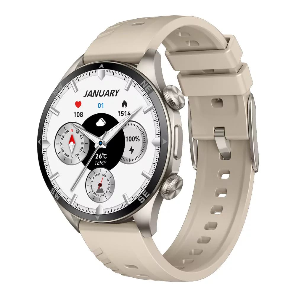 ساعت هوشمند گلوریمی مدل GX SPORT مناسب برای ورزش، کنترل سطح اکسیژن خون، شمارش ضربان قلب، پایش وضعیت خواب، با بند سیلیکونی