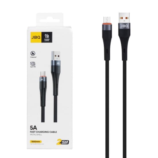 کابل تبدیل فست شارژ اندروید جی بی کیو مدل CA-514 به طول 1.5 متر