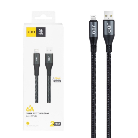 کابل تبدیل فست شارژ آیفون جی بی کیو مدل CA-520 به طول 1.2 متر