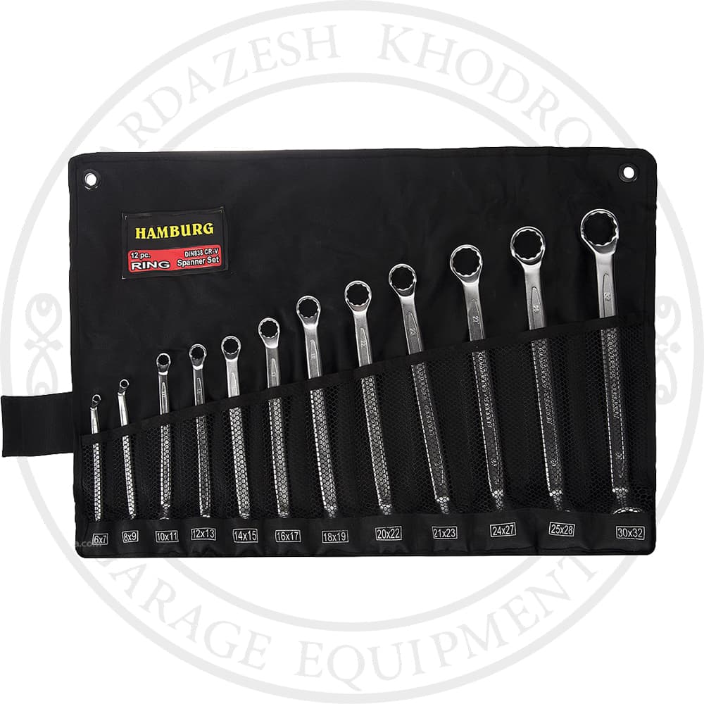 ست آچار دوسر رینگی ۱۲ عددی هامبورگ