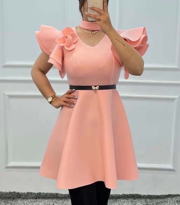 پیراهن مجلسی زنانه و شب عروسکی مدل روشا ۱