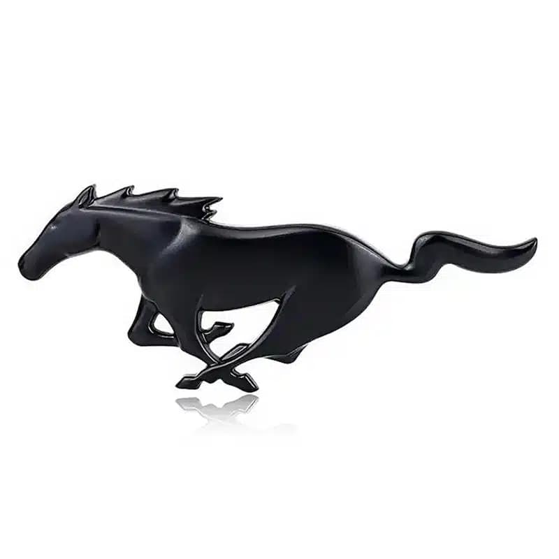 آرم فلزی فورد موستانگ بزرگ مشکی