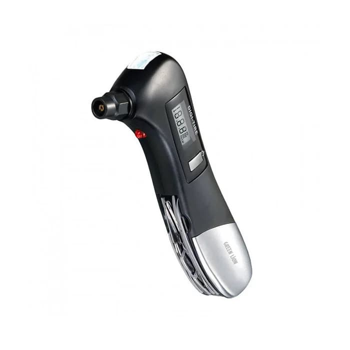 دستگاه گیج فشار دیجیتالی لاستیک 9 در1 گرین لاین مدل Digital Tire Pressure Gauge