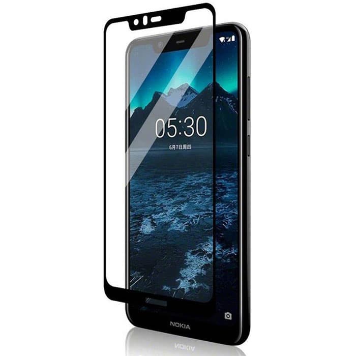 محافظ تمام چسب نوکیا Film Full Curved Glass Nokia X5 | 5.1 Plus