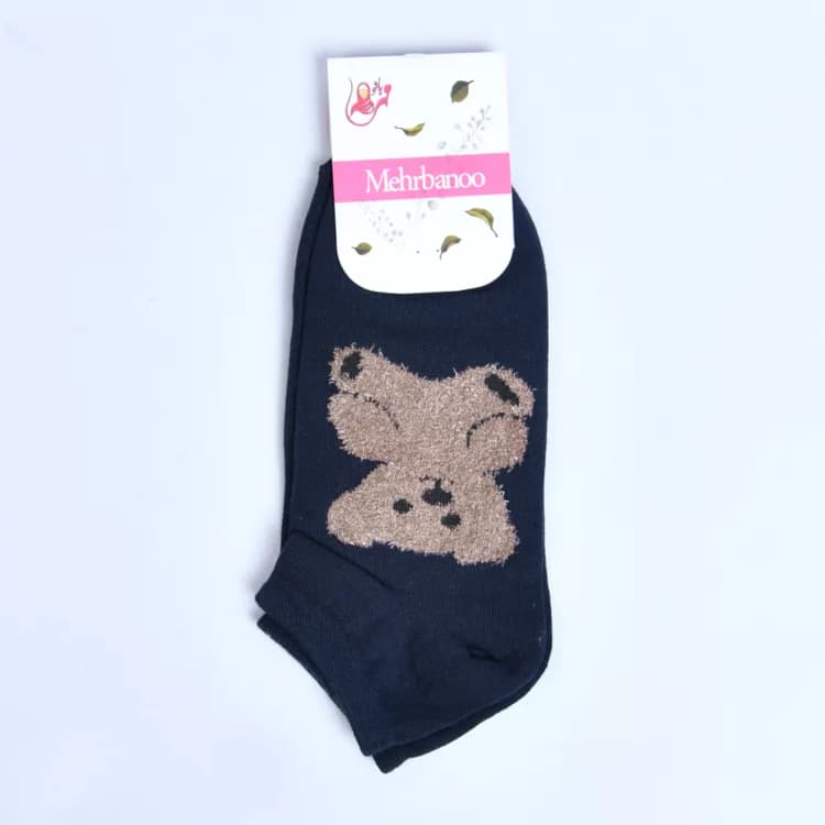 جوراب مچی دخترانه طرح تدی کد 27661