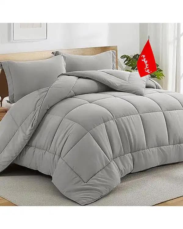 روتختی یک نفره 5 تکه مینیمال طوسی نوپه هوم Nopehome کد 015