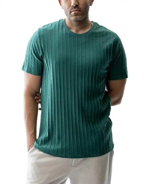 تی شرت مردانه سبز کله غازی آر ان اس RNS کد 12022498