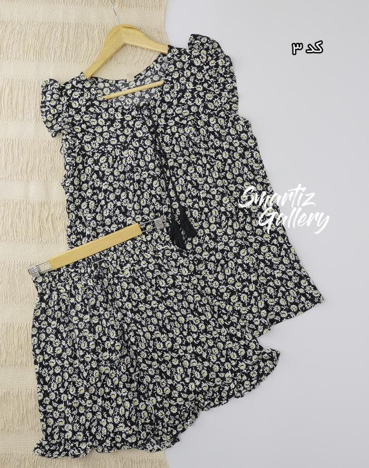 ست تاپ شورتک پریا