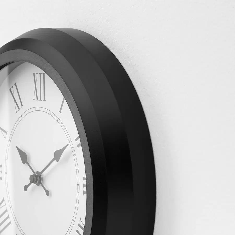 ساعت دیواری ایکیا NUFFRA / مشکی