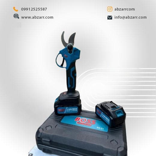 قیچی شارژی باس ۲ باطری ۱۱۸ ولت با کیفیت ( باطری بزرگ )