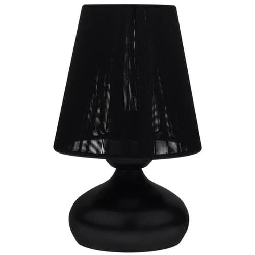 آباژور رومیزی نورهام مدل مکرومه نخی NHM-BLCKSISILY-MKR15