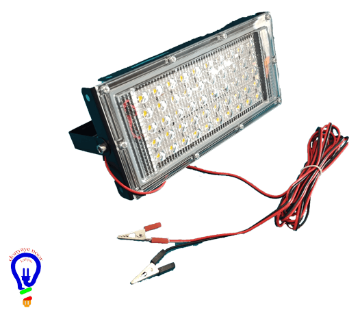 چراغ سیار مسافرتی ماشین – پروژکتور ۵۰ وات بیلبوردی ۱۲ ولت