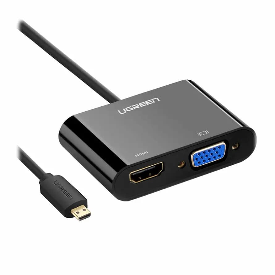 مبدل Micro HDMI به VGA/HDMI یوگرین MM115