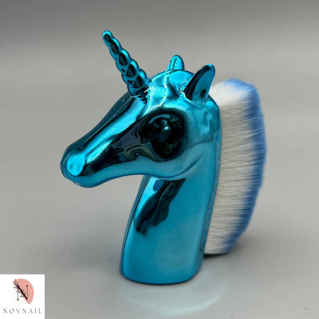 براش ناخن یونیکورن آبی