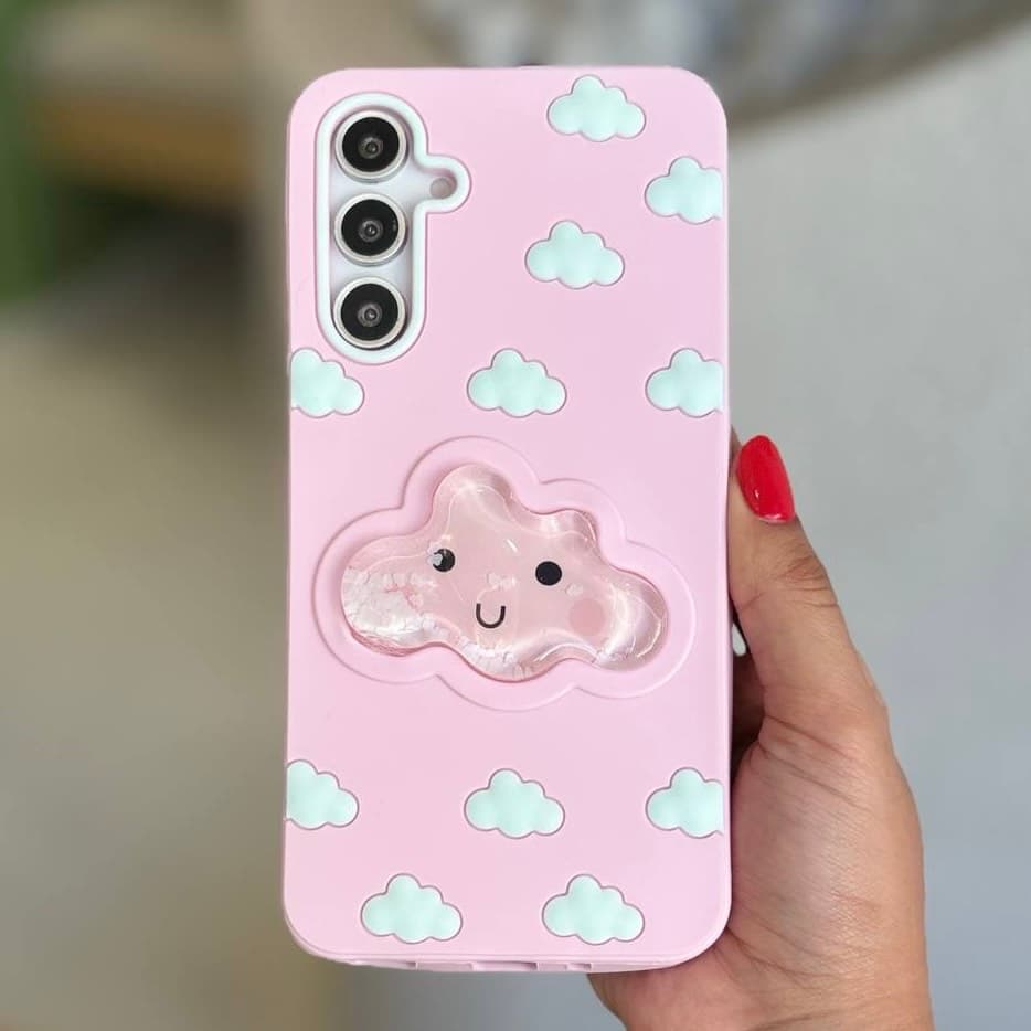 قاب ابر آکواریومی صورتی