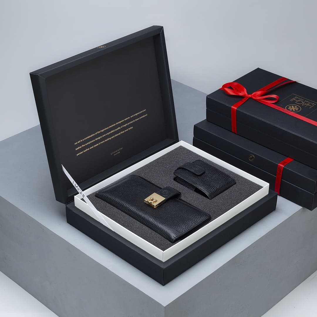 ست هدیه چرم زنانه