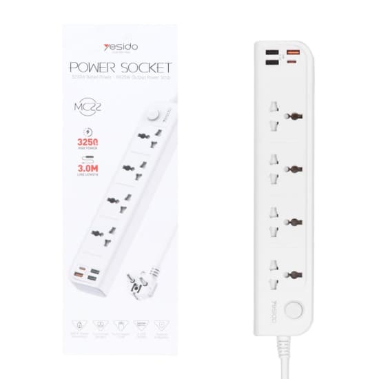 چندراهی برق 4 خانه یسیدو مدل MC22