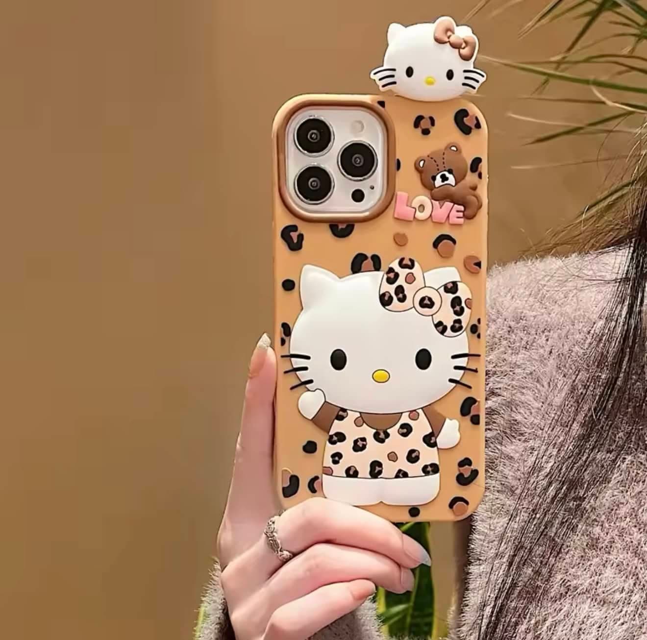 قاب آیفون هلوکیتی پلنگی