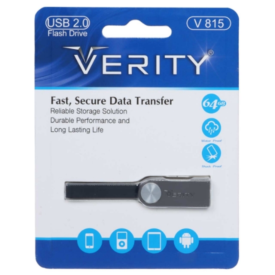 فلش مموری وریتی مدل V815 USB2.0 ظرفیت 64 گیگابایت