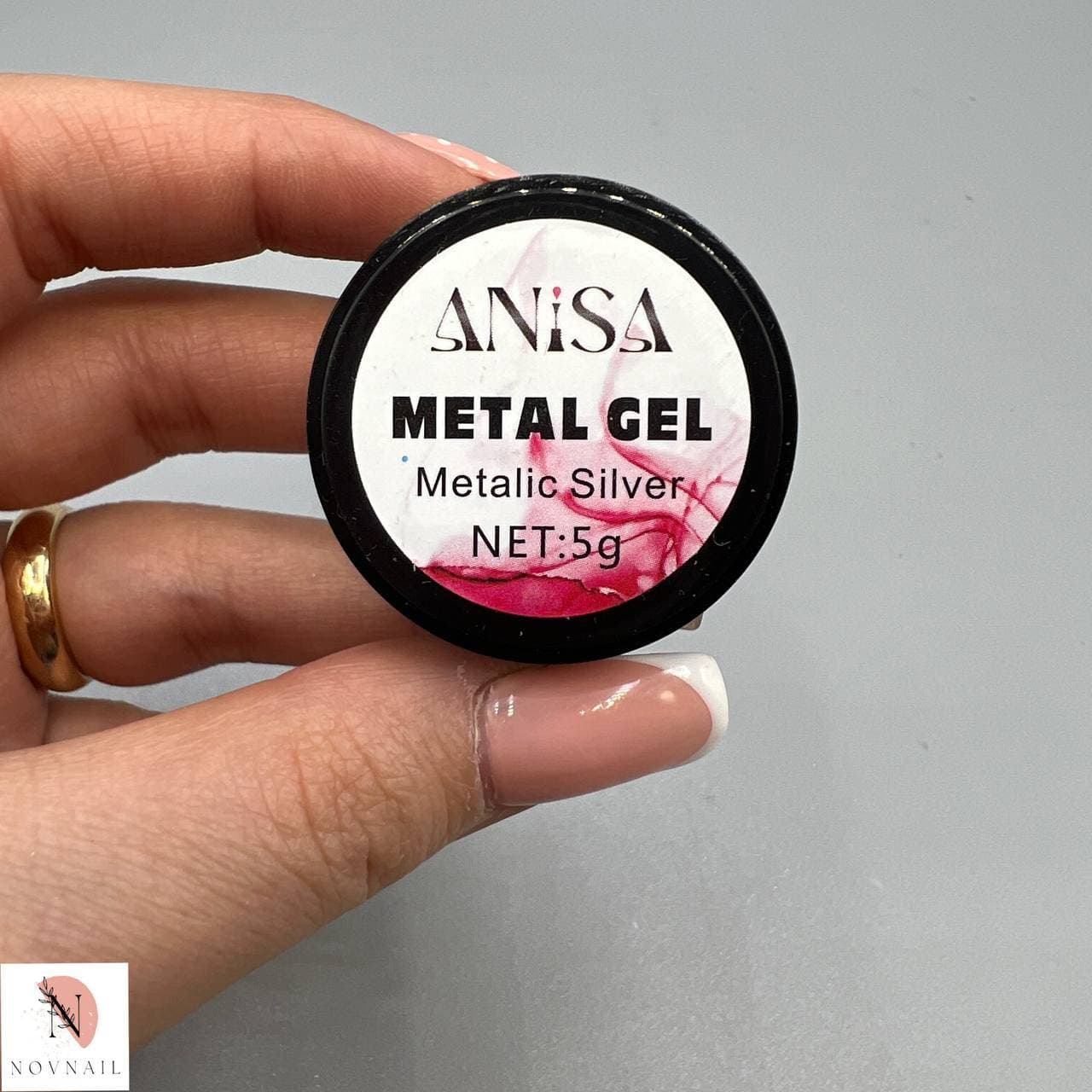 متال ژل آنیسا رنگ نقره ای ANISA