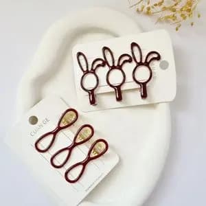 گیره انبری مو زنانه براق