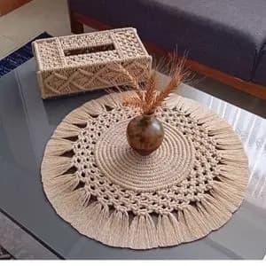 ست مکرومه بافی دو عددی