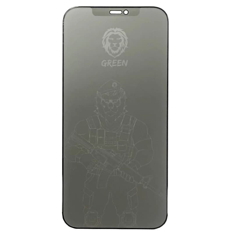 گلس گوشی اپل IPhone 12 mini گرین حریم شخصی مدل PRV Plus