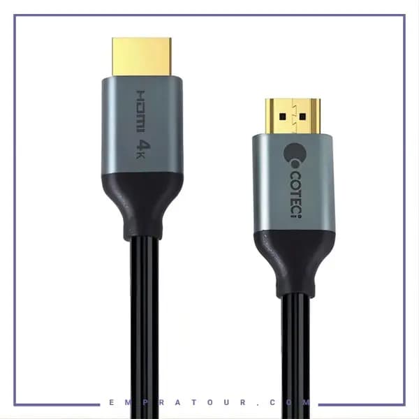 کابل HDMI 4K کوتسی 3 متر Coteci Hdmi 2.0 Dual Port 87103